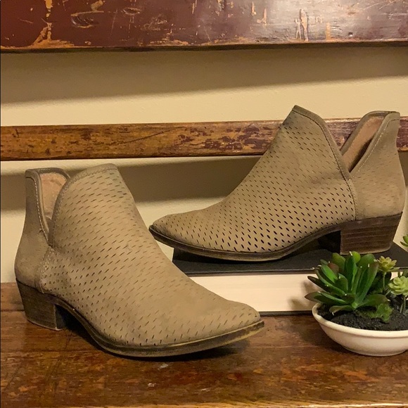 baley perforated chop out booties